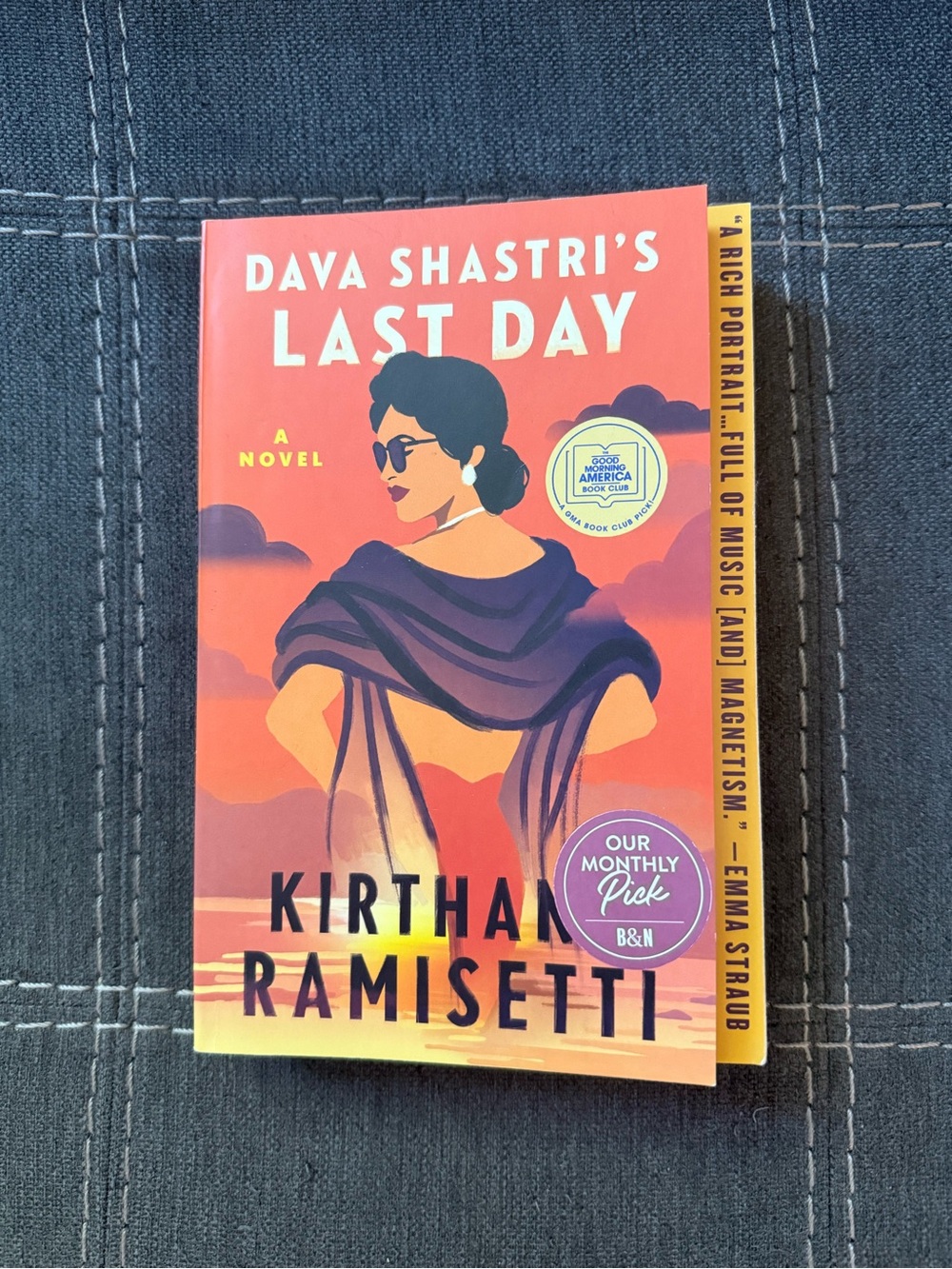 Dava Shastri's Last Day by Kirthana Ramisetti paperback novel read once